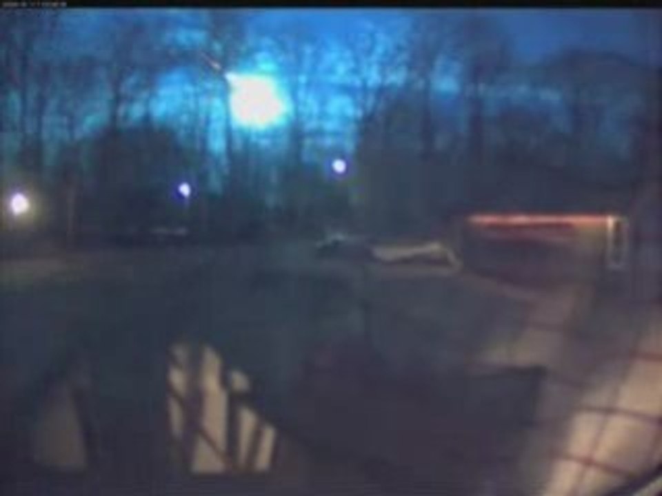 Enorme Meteorite 17 janvier 2009 sur Sud de la Suede