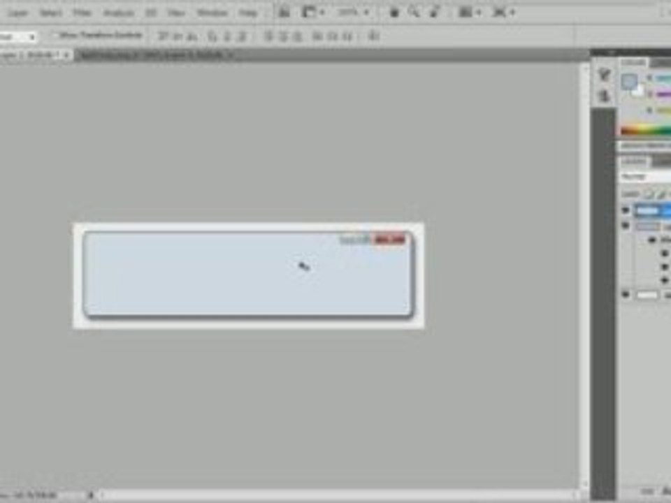 Photoshop Cs4 windows vista aero effect.