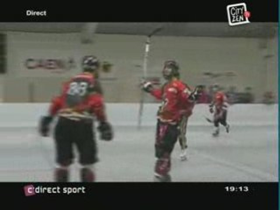 Roller Hockey Caen-Grenoble 17/01/09 sur CityZenTV