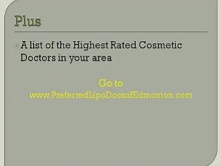 How To Find A Great Edmonton Laser Liposuction Doctor