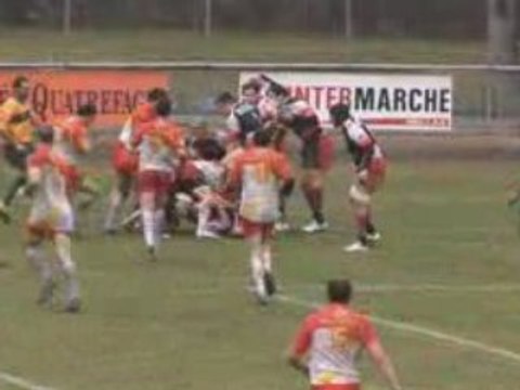 Rugby Millau-Figeac 2 mi temps