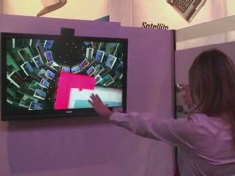 CES 2009 contrôles gestuels d'interfaces multimédia sur TV