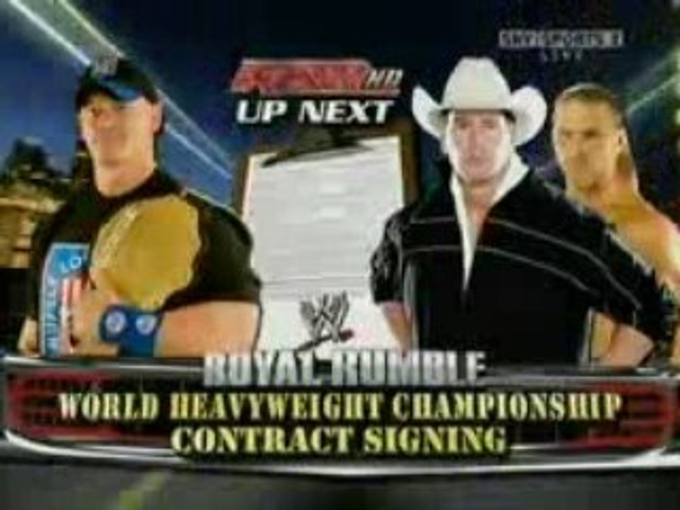 WWE MONDAY NIGHT RAW DU 19.01.2009 PARTIE 4