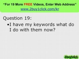 Best Keywords - FREE Q & A You Need to Know