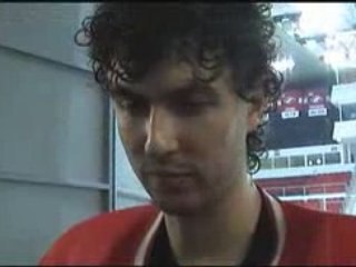 Конобрий-Шоу 19.01.08: Евгений Конобрий #44 после победы над к.Динамо Минск 7:4