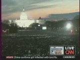 INVESTITURE OBAMA - à 13h, la foule a déjà envahi Washington