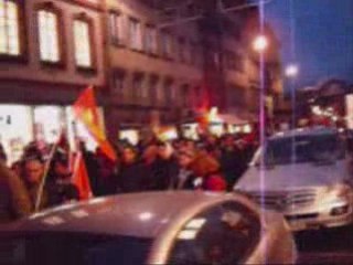 Manif à strasbourg pour la Palestine du 17 janvier 2009