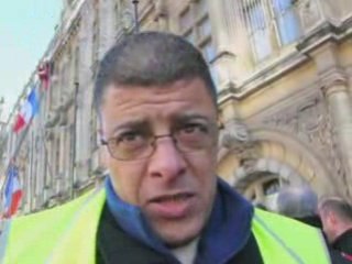 Manifestation des chauffeurs de Transvilles