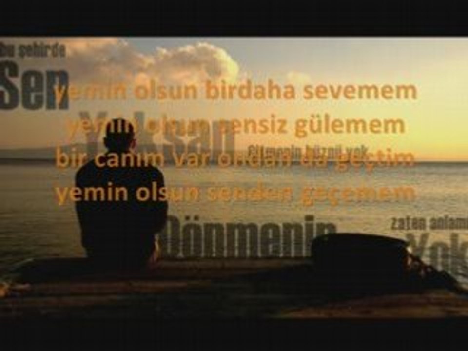 2oo9 un En Yeni Amatör Sarkısı Yemin Olsun Senden Gecemem