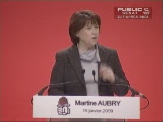 Voeux de Martine Aubry