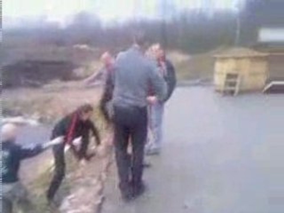 Plongeon de régis qui avait trop chaud