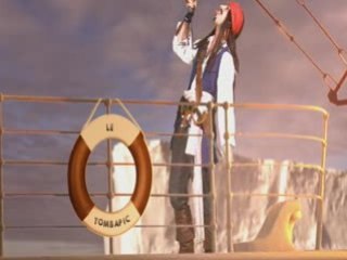 Jack sparrow sur le titanic