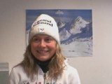 Interview de Tessa Worley, équipe de France de ski alpin