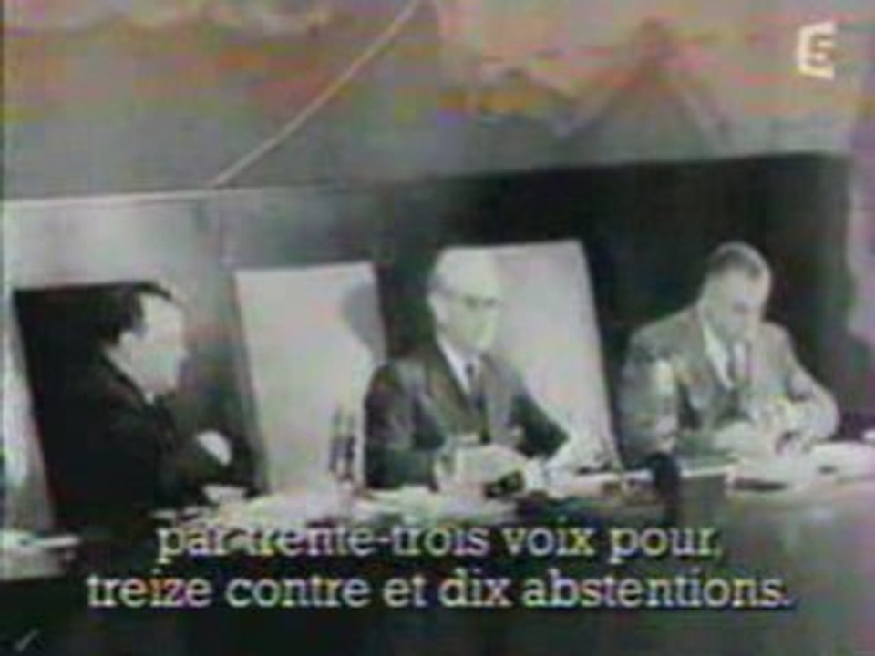 La création de l'état d'Israël