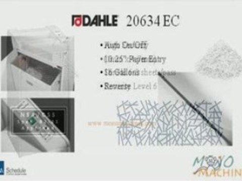 Dahle 20634 EC High Security Paper Shredder - Tour