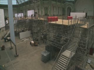 "Dans la Nuit, des Images" - Sur le chantier de l'exposition