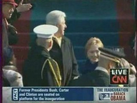 INVESTITURE OBAMA – À 17h20, Carter, Bush Sr, Clinton et Bus
