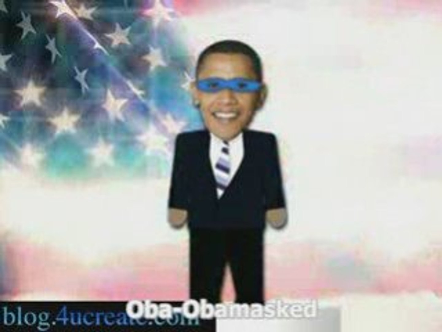 ⁣Obamasqué (Obamasked) french parody song on Obama English ly