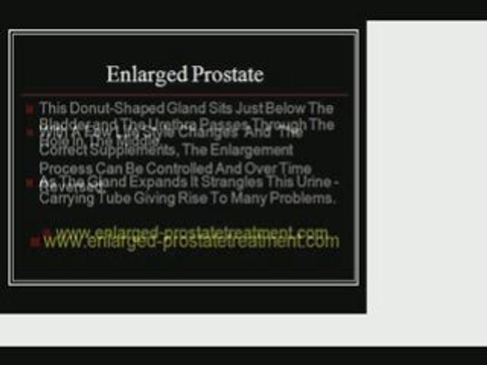 Prostate medicine and swollen prostate