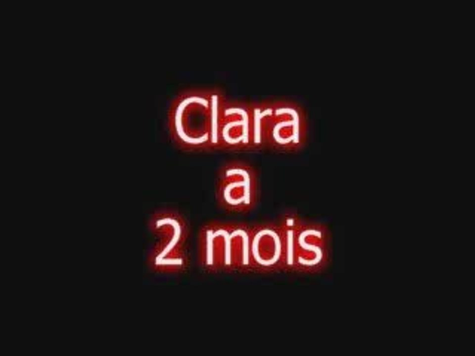 Clara 2 mois