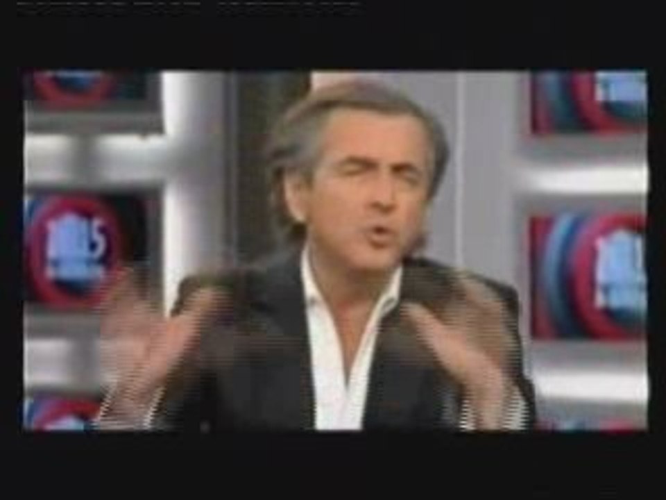Le chauvinisme de Bernard Henri Levy