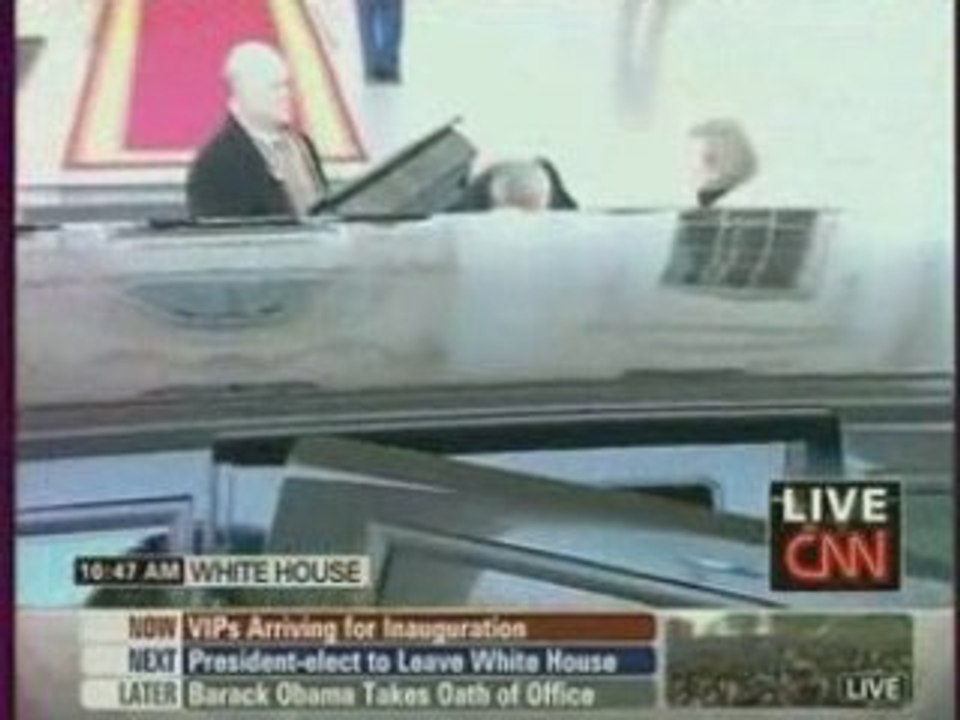Dick Cheney en chaise roulante