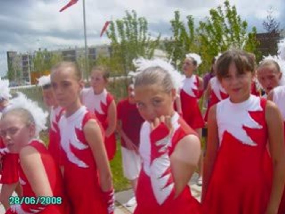 Majorette twirling A.T.G.B.