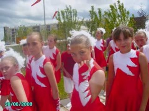 Majorette twirling A.T.G.B.