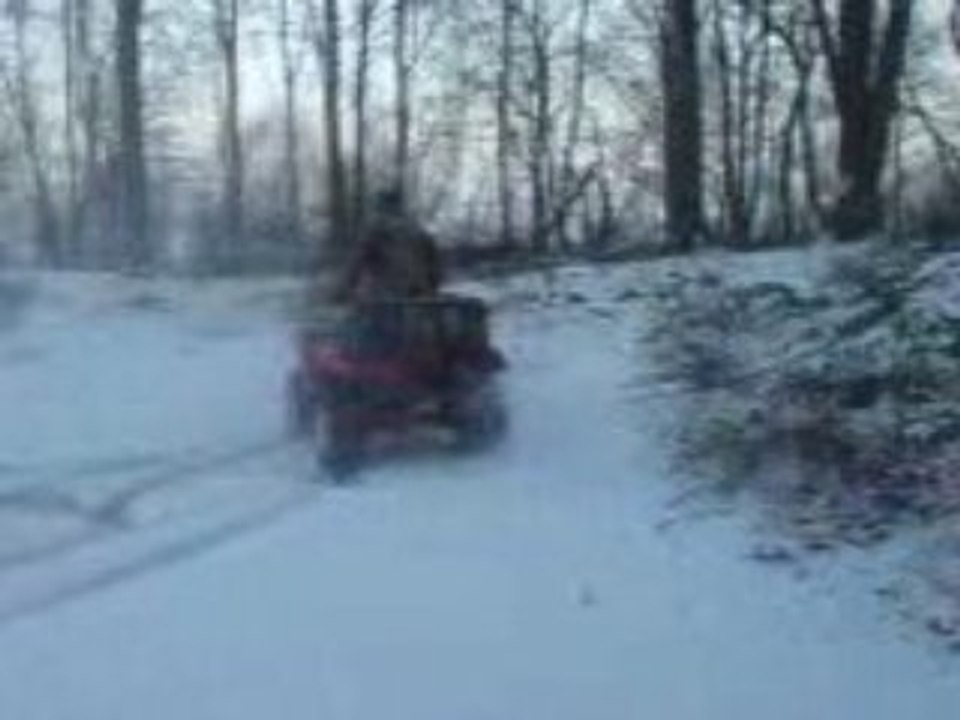 Glisse sur étang Gelé 1