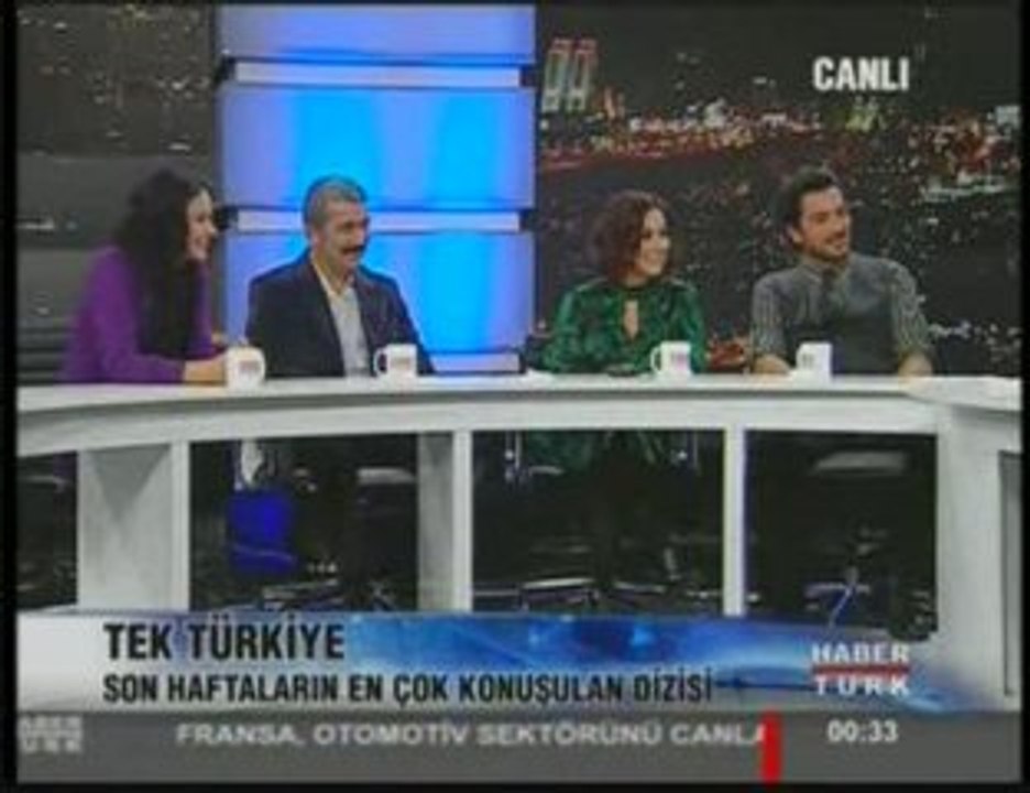 Tek Türkiye Oyuncuları Habertürk'te 1 (Dizilerimizden.com)