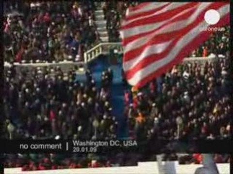Arrivée d'Obama pour la cérémonie d'investiture