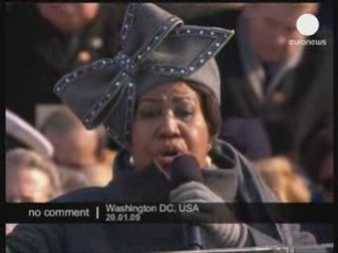 Aretha Franklin chante à l'investiture d'Obama