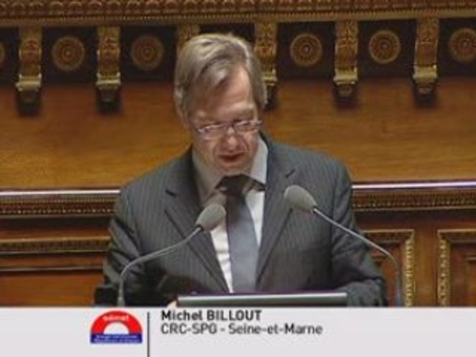 Intervention de michel Billout sur situation Proche-Orient