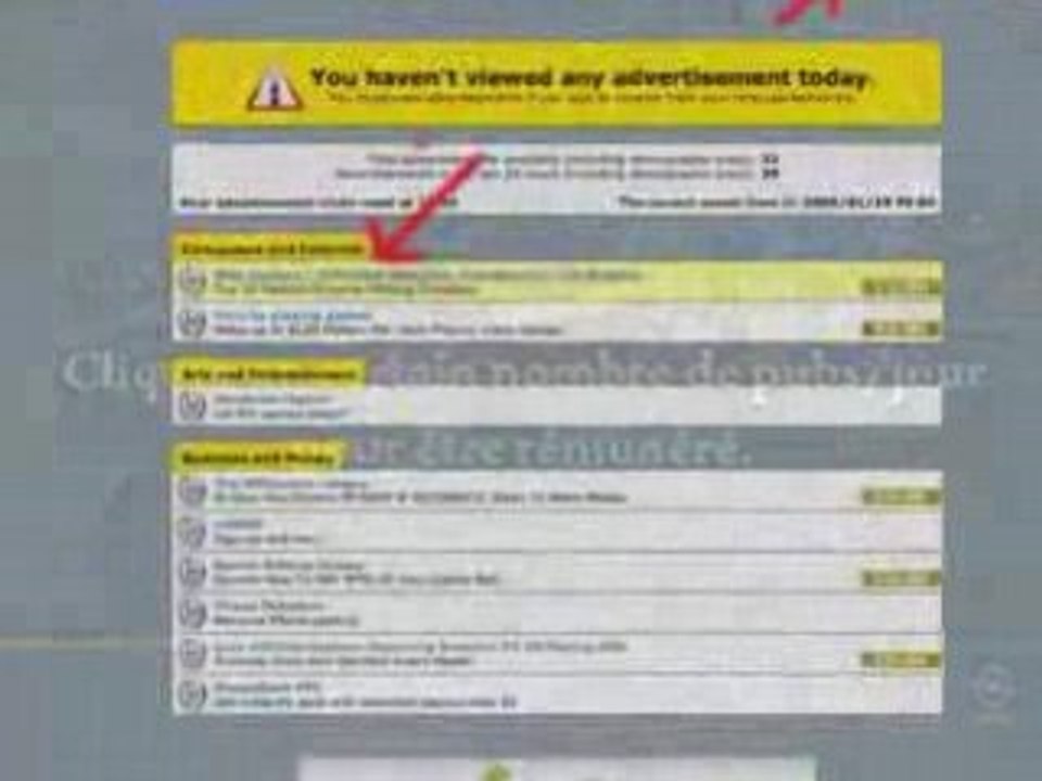 Neobux Paid To Click Site PTC Rémunéré pour cliquer : Preuve