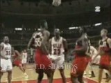Michael Jordan Posterizes over D Mutombo vs Hawks