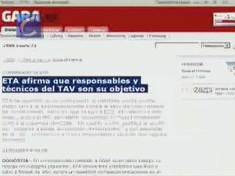 ETA amenaza con más atentados