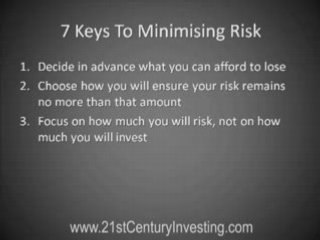 Beginner investing: How do I invest with minimum risk?