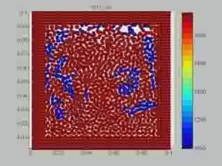 Simulation SPH d'un  fluide biphasique