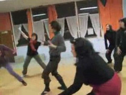 Les danseuses d'Acorps Danse en répétition