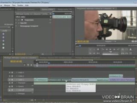 Adobe Premiere pro CS4 : Ralenti avec raccord
