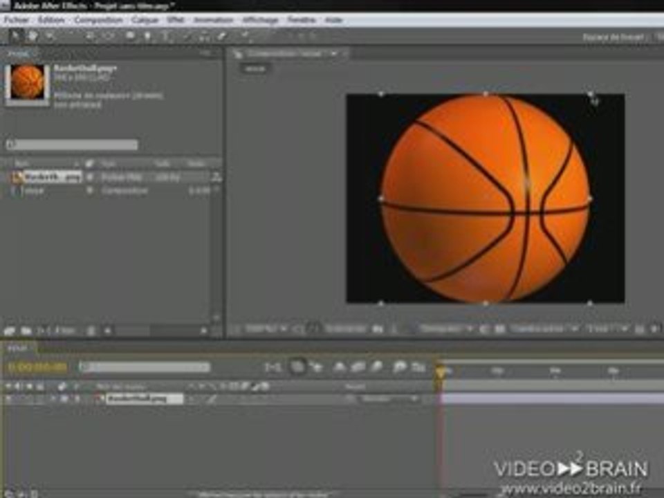 Adobe After Effects CS4 : Créer une composition
