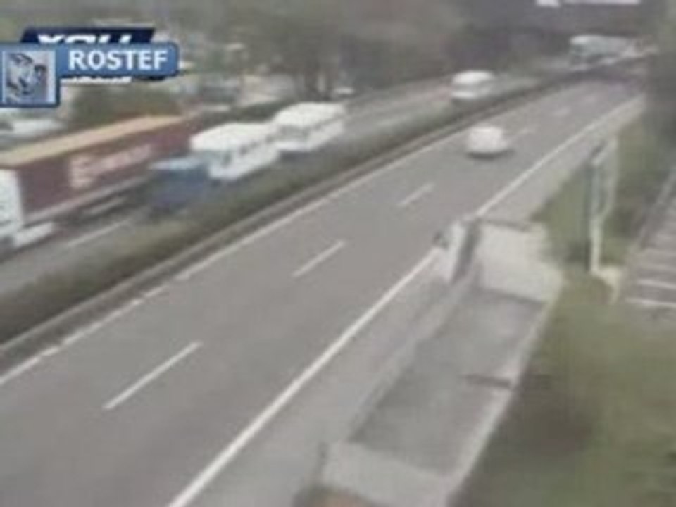 Accident d'un semi remorque en Italie