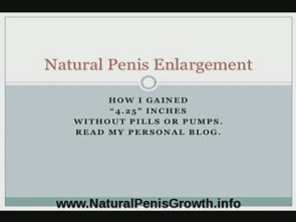 natural male enhancement Best results