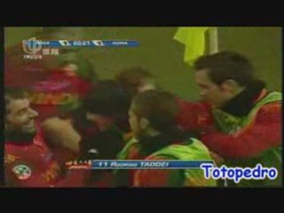 INTER MILAN - ROMA 1-1 BUT DE TADDEI COUPE D'ITALIE