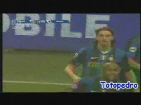 INTER MILAN - ROMA 2-1 BUT DE IBRAHIMOVIC COUPE D'ITALIE