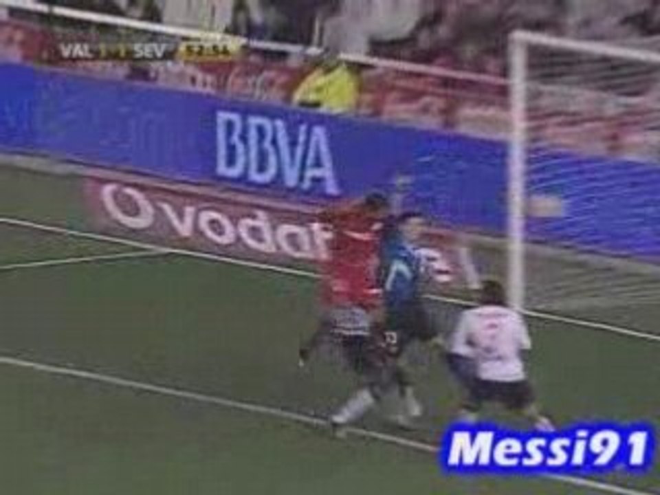 FC VALENCE - FC SEVILLE 1-1 BUT DE FABIANO COUPE D'ESPAGNE