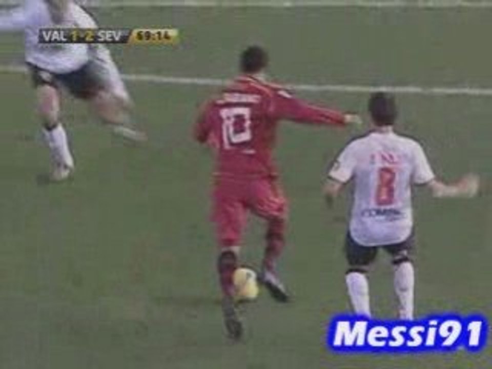 FC VALENCE - FC SEVILLE 1-2 BUT DE ADRIANO COUPE D'ESPAGNE