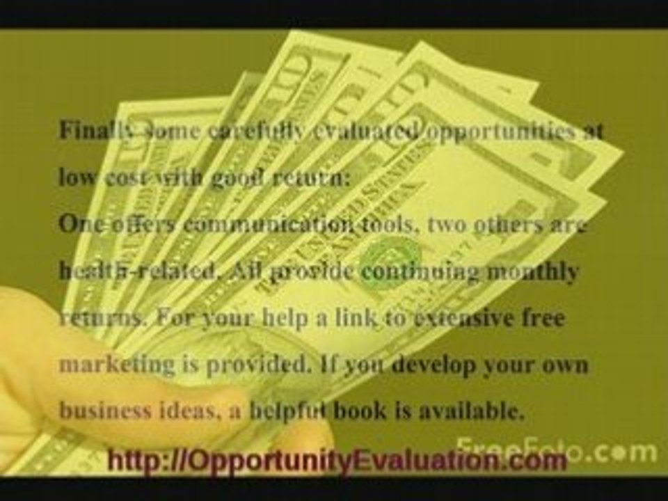 opportunity evaluation results