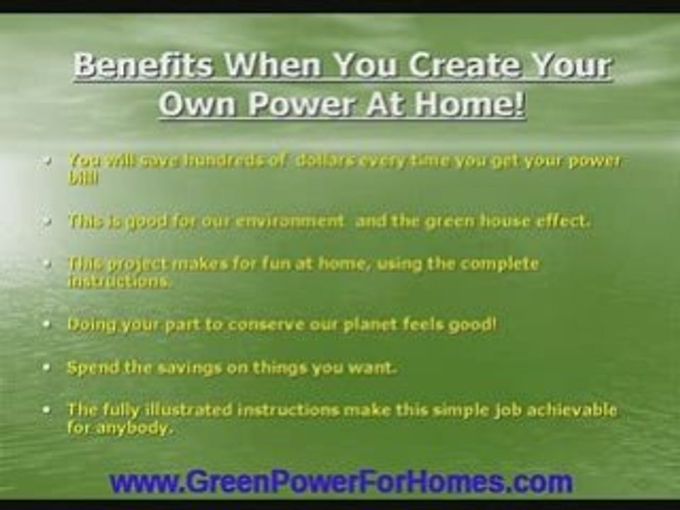 Homemade Solar & Wind Renewable Energy Systems