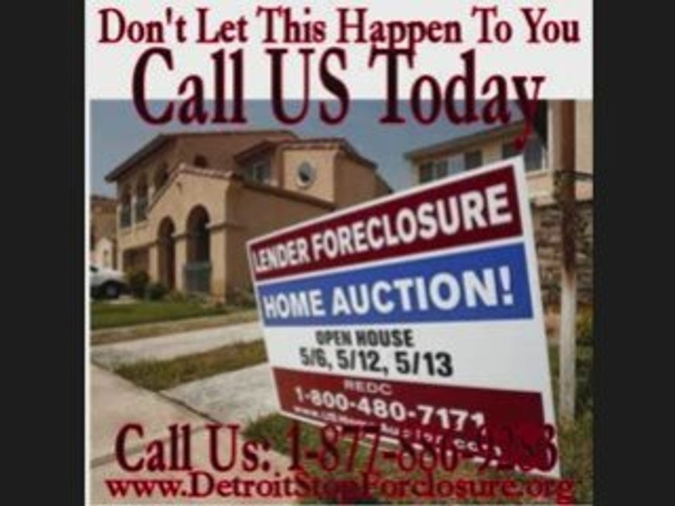 Stop Home Foreclosure Fast in Detroit and Flint Michigan